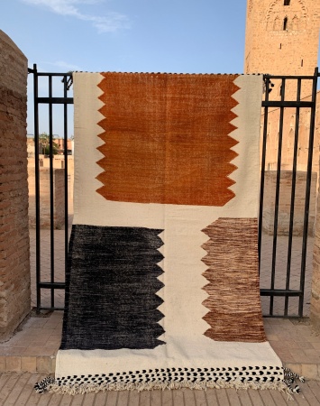 ALOES - Tapis Kilim Berbère 260x152 cm
