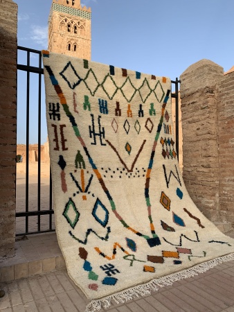HENNE- Tapis Boujad 300 x 185 cm