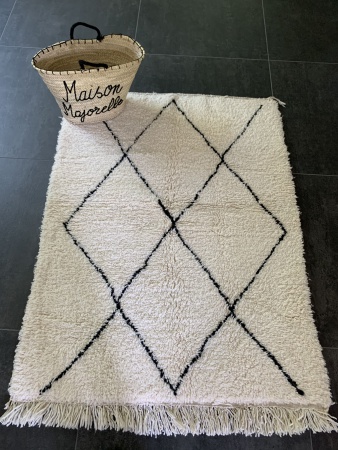 MARRAKECH - Tapis descente de lit Beni Ouarain 150x114