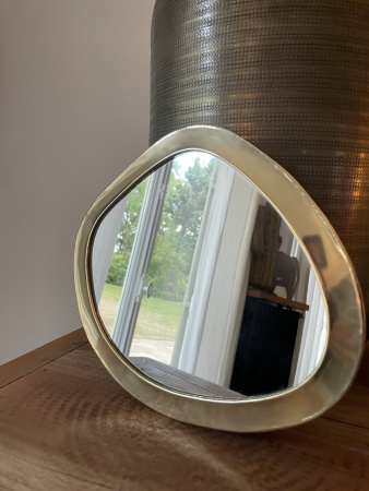 Miroir bubble N°1 en laiton petit modèle