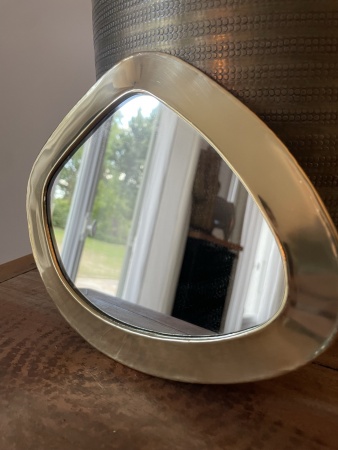 Miroir bubble N°2 en laiton petit/moyen modèle