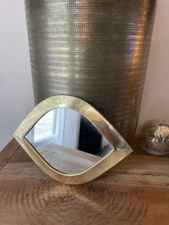 Miroir oeil N°1  en laiton petit modèle