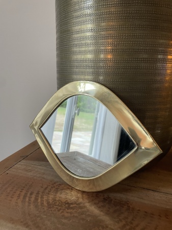 Miroir oeil N°1  en laiton petit modèle