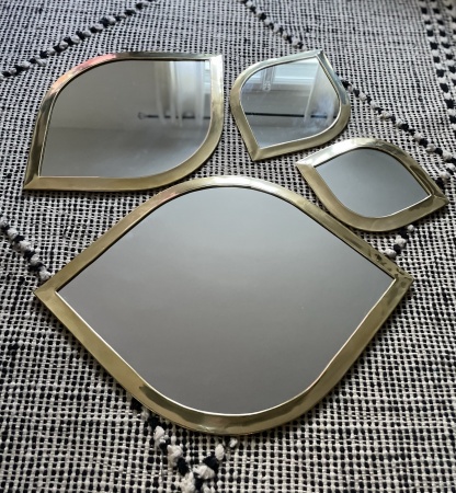 Miroir oeil N°1  en laiton petit modèle