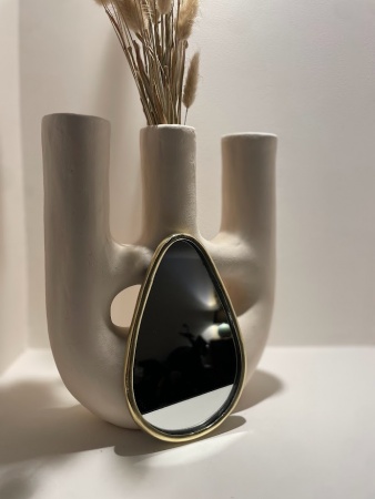 Miroir oeuf en laiton petit modèle