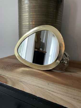 Miroir oeuf N°2 en laiton petit/moyen modèle