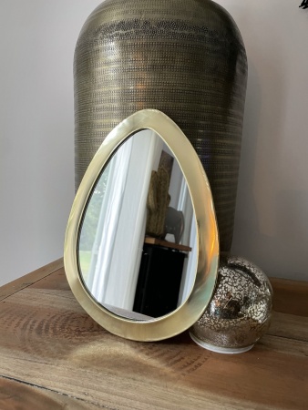 Miroir oeuf N°2 en laiton petit/moyen modèle