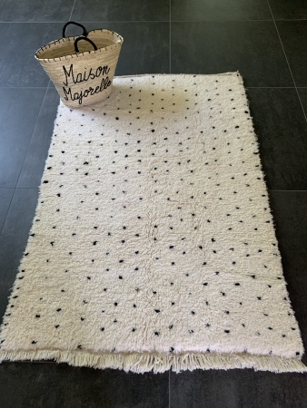 OUARZAZATE - Tapis descente de lit Beni Ouarain 170x113 cm