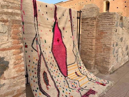 ROSA-Tapis Azilal 300 x 195 cm