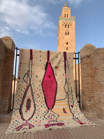 ROSA-Tapis Azilal 300 x 195 cm