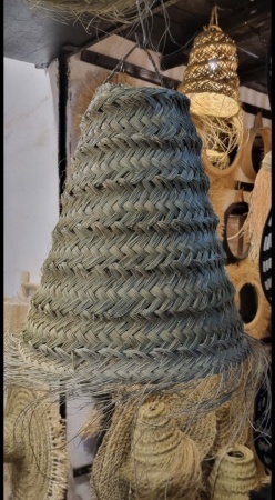 Suspension abat jour grande taille 55cm