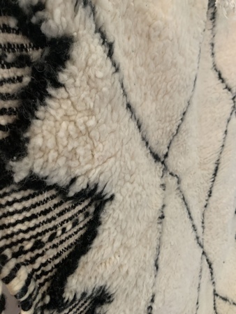 TEMARA- Tapis Beni Ouarain trame Zanafi 164x117 cm